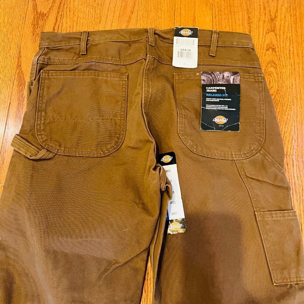 Lot of 2 DICKIES Brand New Carpenter Jeans Relaxed Fit 36 X 32 - Picture 11 of 13